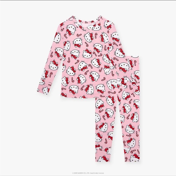 Posh Peanut Hello Kitty Candy Cane Pajamas - Picture 1 of 2